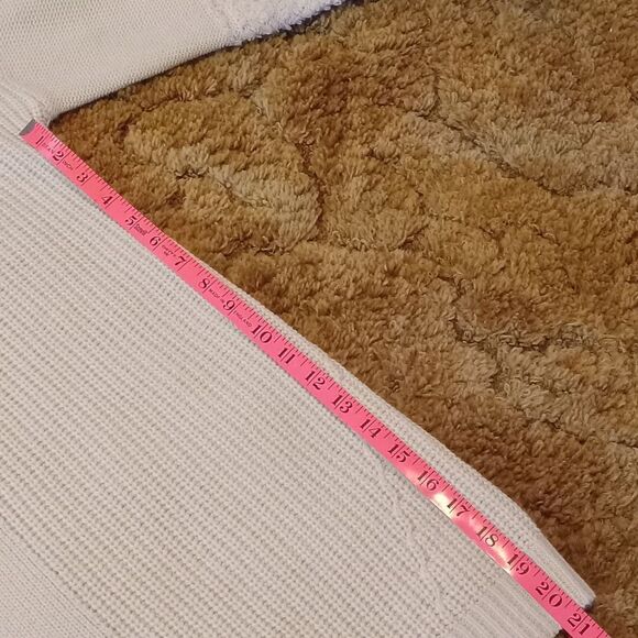 Est. 1946 Beige Faux Fur Sleeve Hem Open Cardigan Size: L - Picture 3 of 7